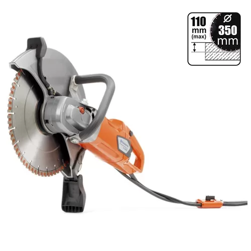 Різьбяр електричний Husqvarna K 4000 Wet, глибина різу - 125 мм