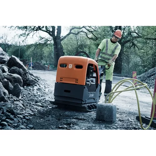 Реверсивна віброплита Husqvarna 500 кг з датчиком сили ущільнення LG 504