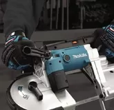 Стрічкова пила Makita 2107 FK, Глибина різу - 120 мм