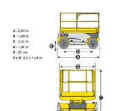 Ножичний підйомник Haulotte Compact 10 DX