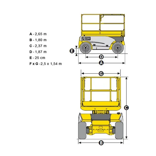 Ножичний підйомник Haulotte Compact 10 DX