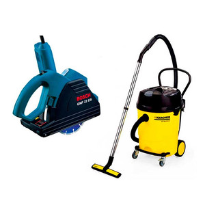 Комплект штроборез з пилососом